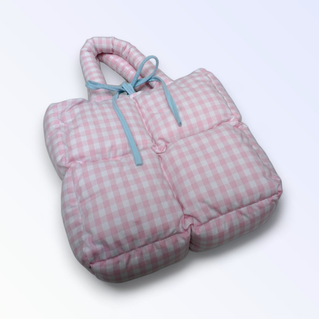 Puffer Bag rosa/blue