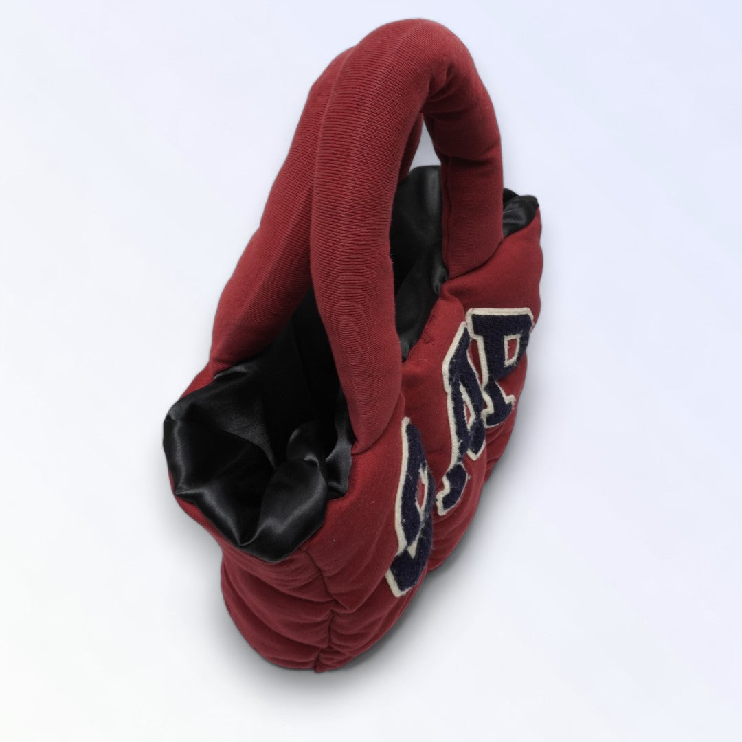 Puffer Bag dark red