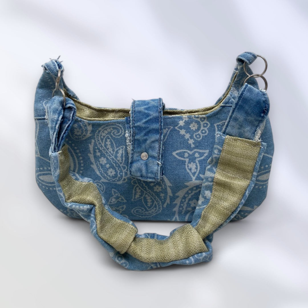 Reworked Denim shoulder bag