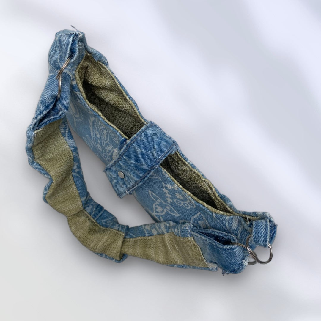 Reworked Denim shoulder bag
