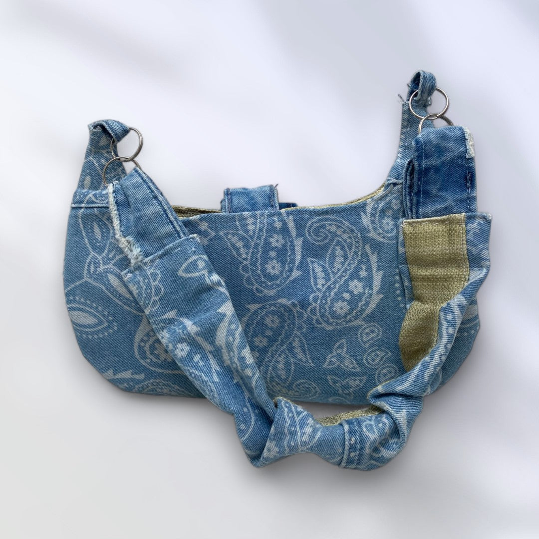 Reworked Denim shoulder bag