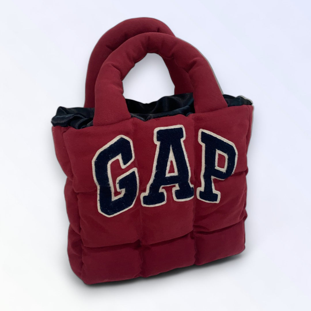 Puffer Bag dark red