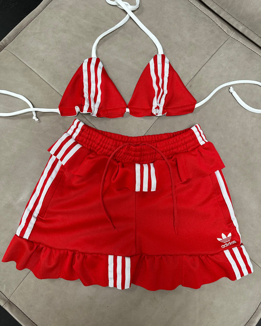 Skirt & bikini top set